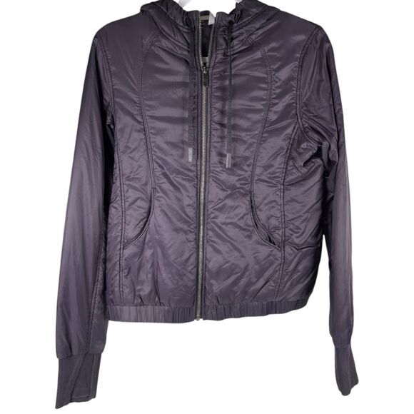 Lululemon women’s size 6 small boysenberry purple Scuba Glyde Hoodie jacket - Picture 1 of 12